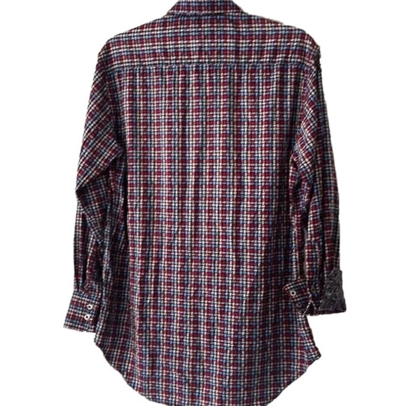 Robert Graham Men’s Small Shirt Button Down Geometric Paisley Print - Picture 2 of 7